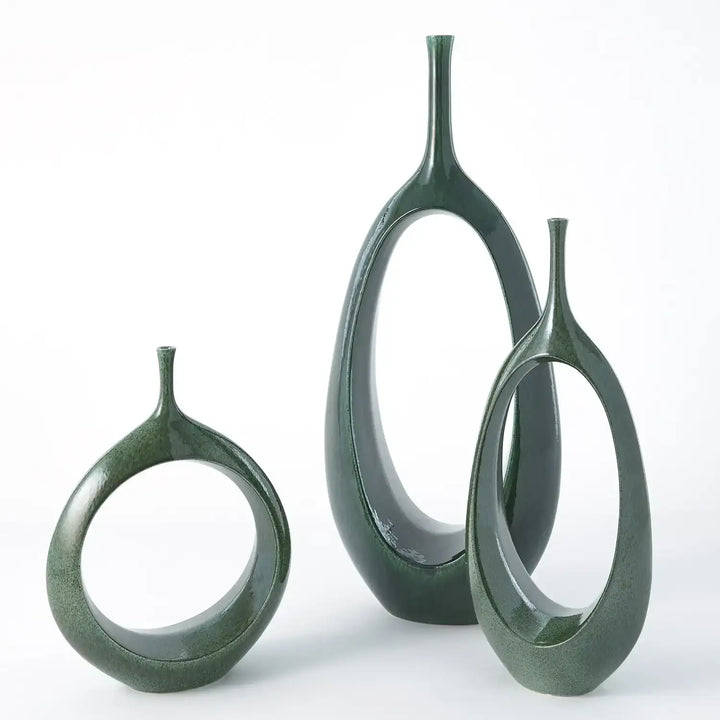 GLOBAL VIEWS OPEN RING VASE - Decorative Accents