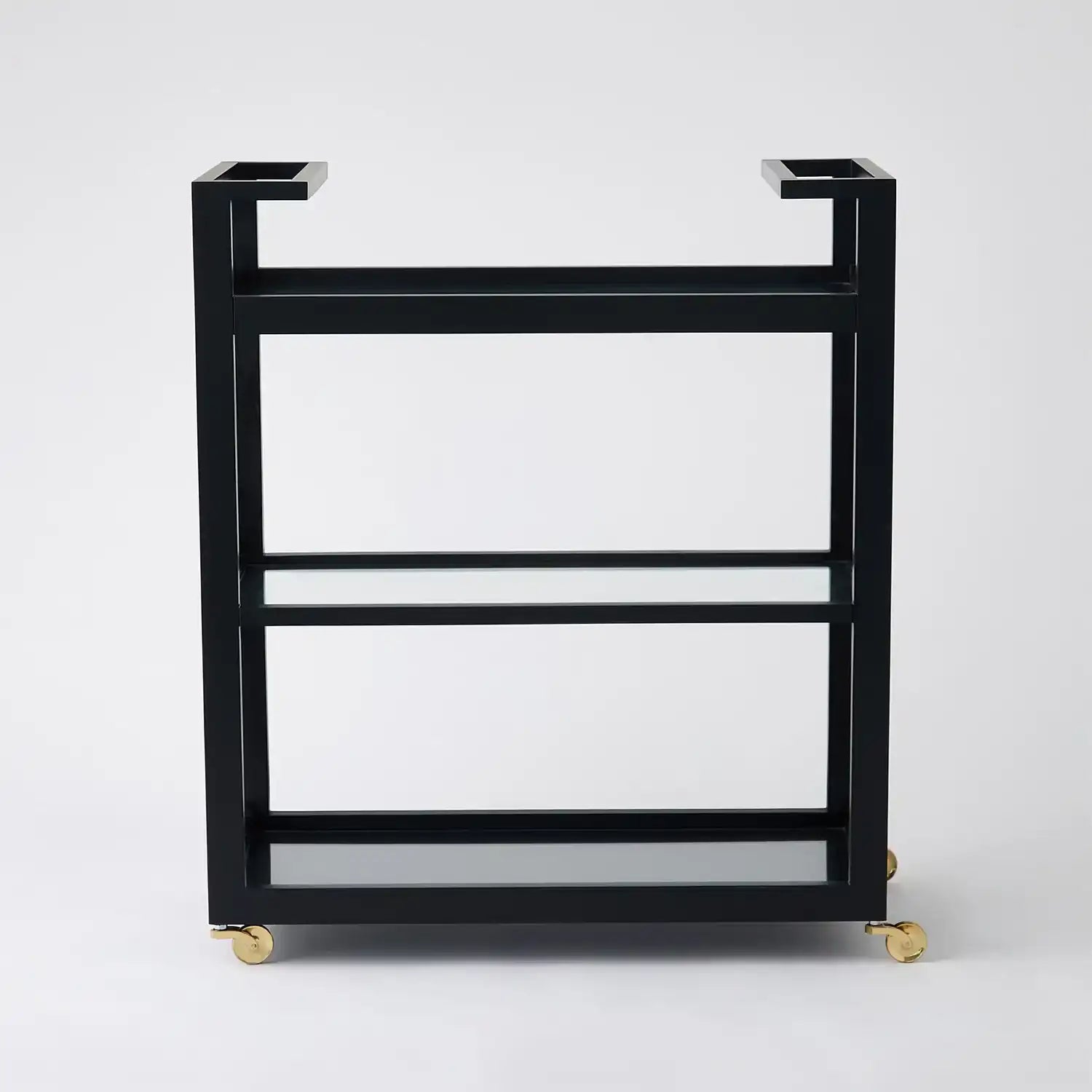 GLOBAL VIEWS GRID BLOCK BAR CART - Cabinets & Bar