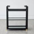GLOBAL VIEWS GRID BLOCK BAR CART - Cabinets & Bar