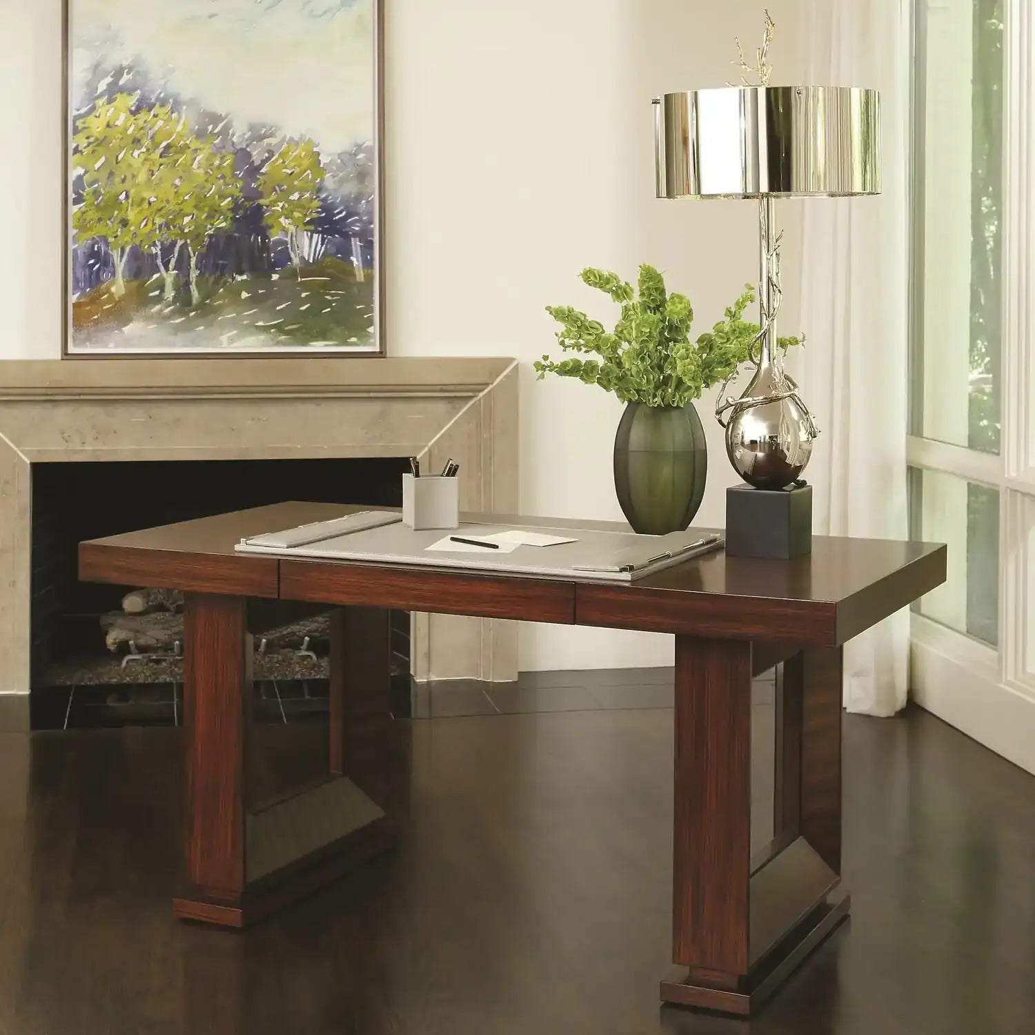 GLOBAL VIEWS OPEN BLOCK WRITING DESK - Desks