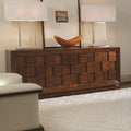 GLOBAL VIEWS QUAD BLOCK CHEST - Cabinets & Bar