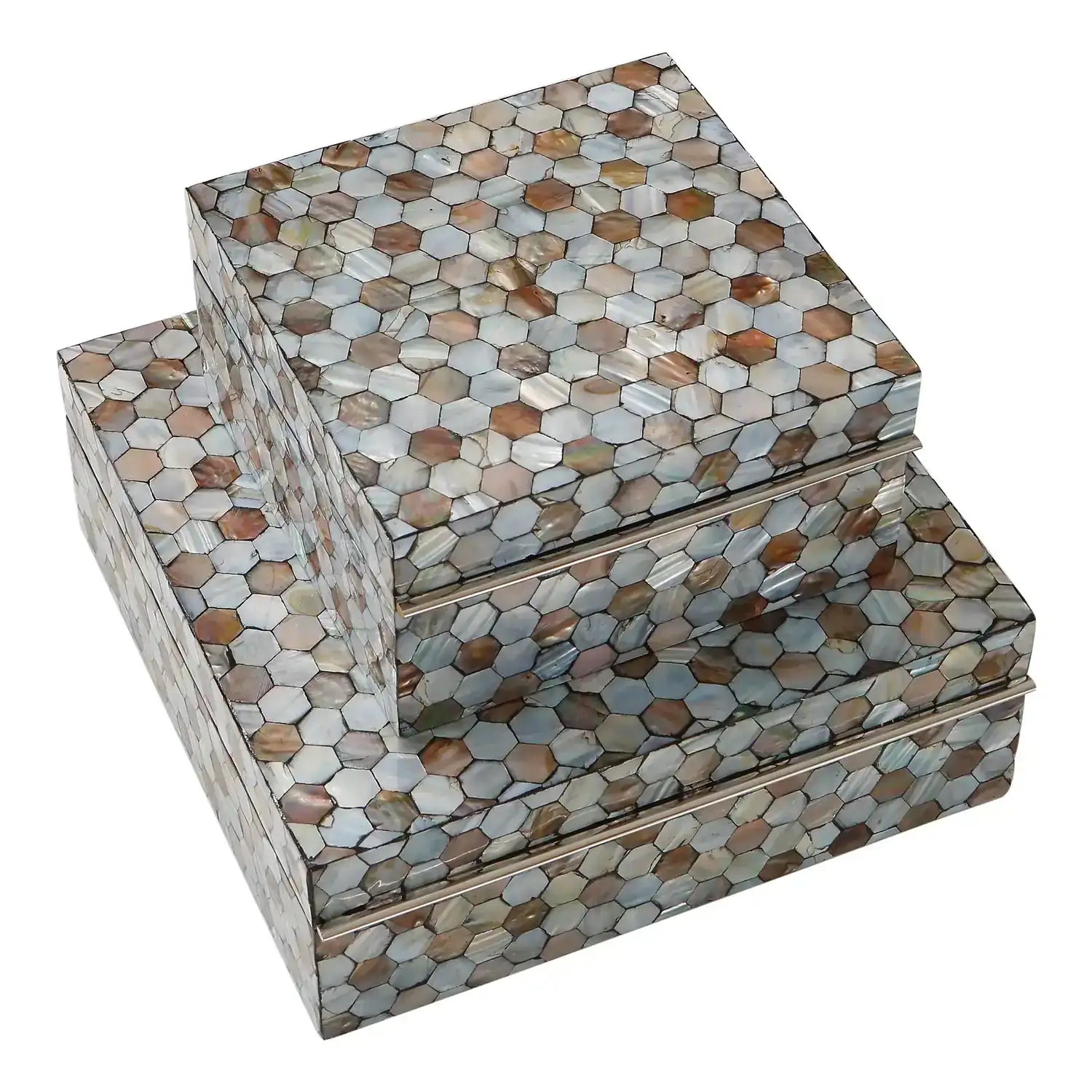 GLOBAL VIEWS MOTHER OF PEARL BOX - Decorative Accents