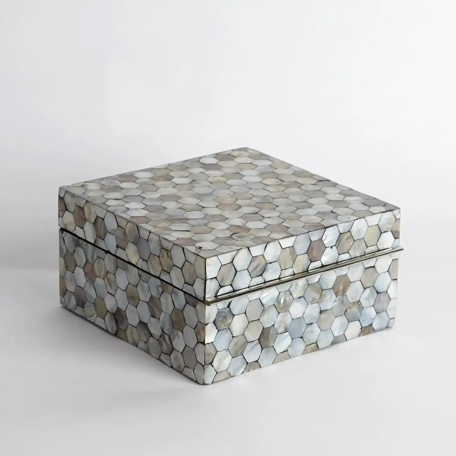 GLOBAL VIEWS MOTHER OF PEARL BOX - Decorative Accents