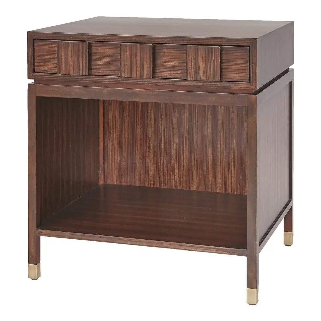 GLOBAL VIEWS QUAD BLOCK BEDSIDE TABLE - Beds