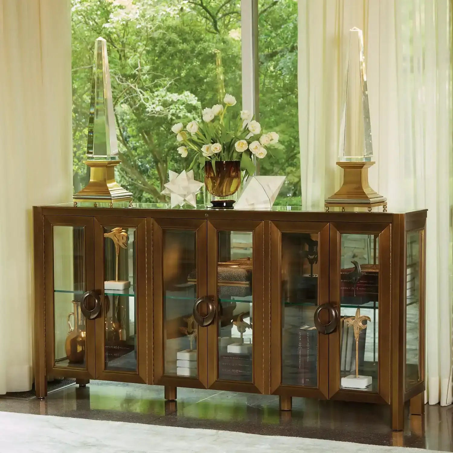 GLOBAL VIEWS APOTHECARY CONSOLE CABINET - Cabinets & Bar