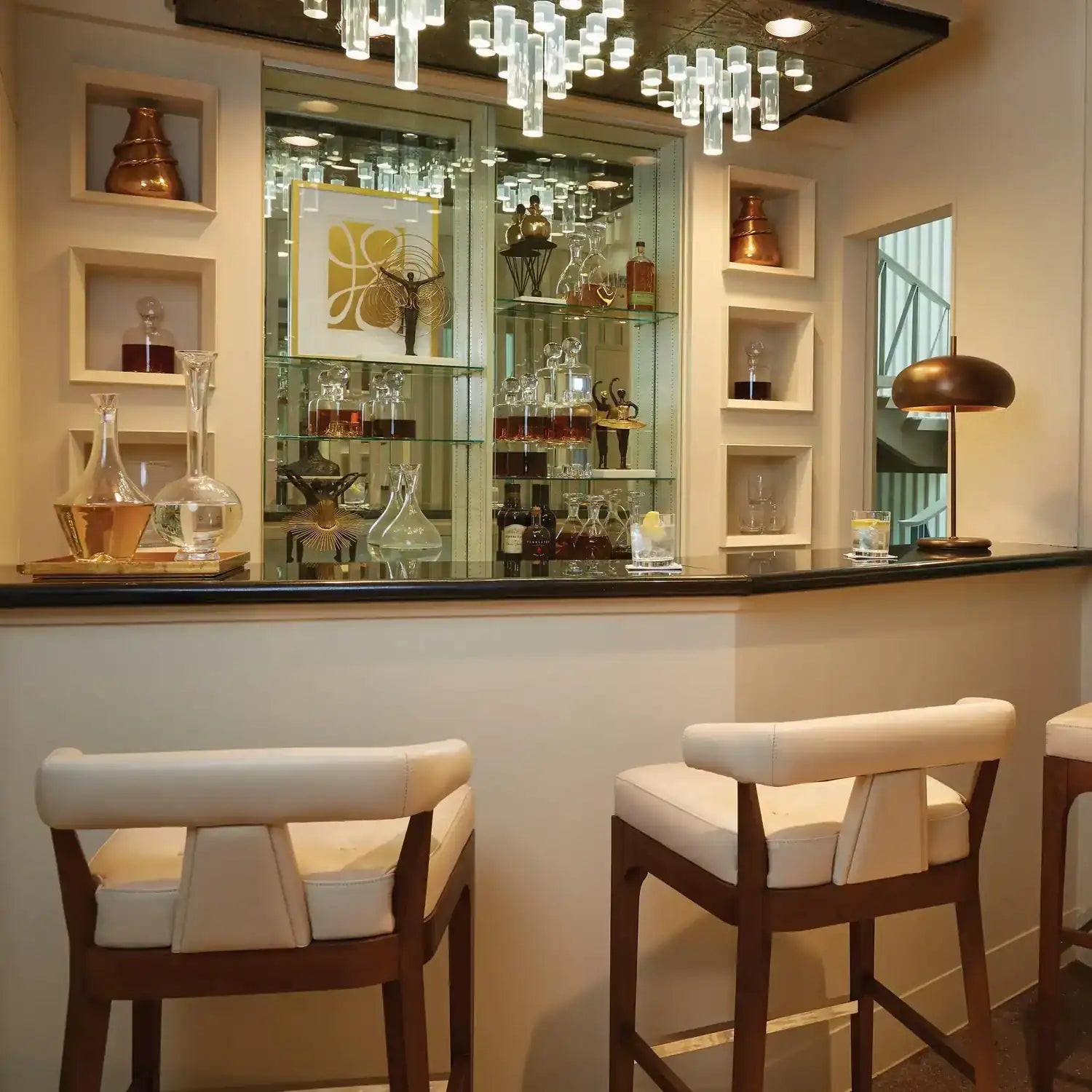 GLOBAL VIEWS MODERNO BAR STOOL - Bar Stools
