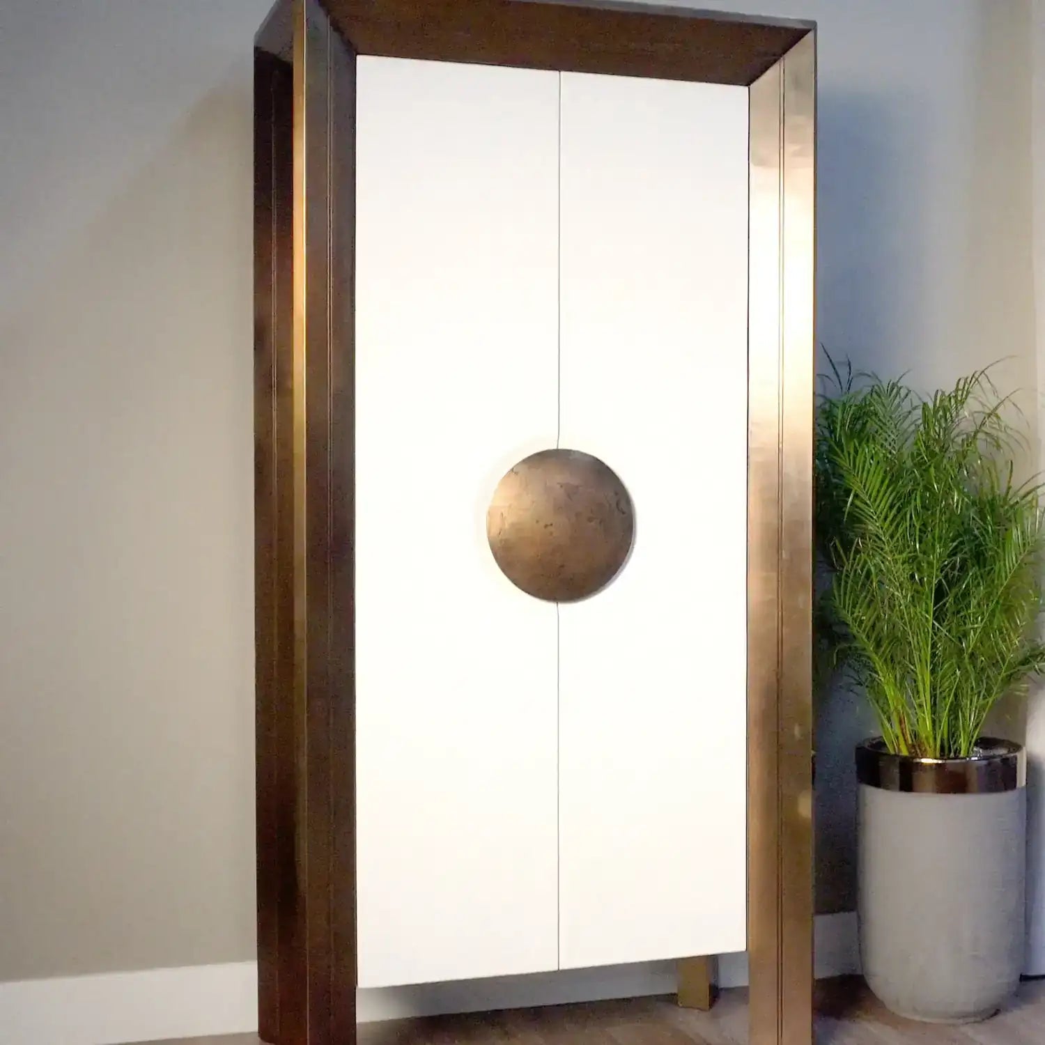 GLOBAL VIEWS FRAMED TALL CABINET - Cabinets & Bar