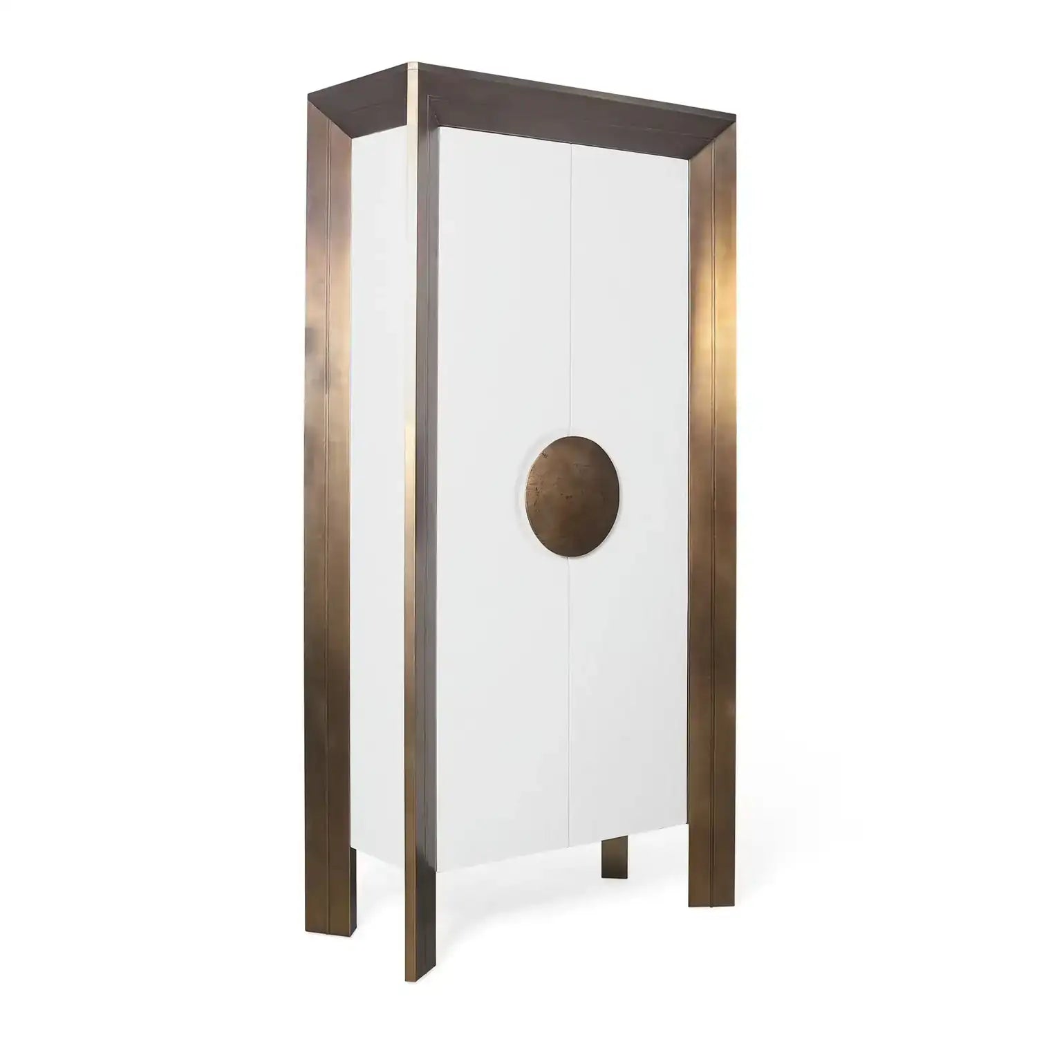 GLOBAL VIEWS FRAMED TALL CABINET - Cabinets & Bar