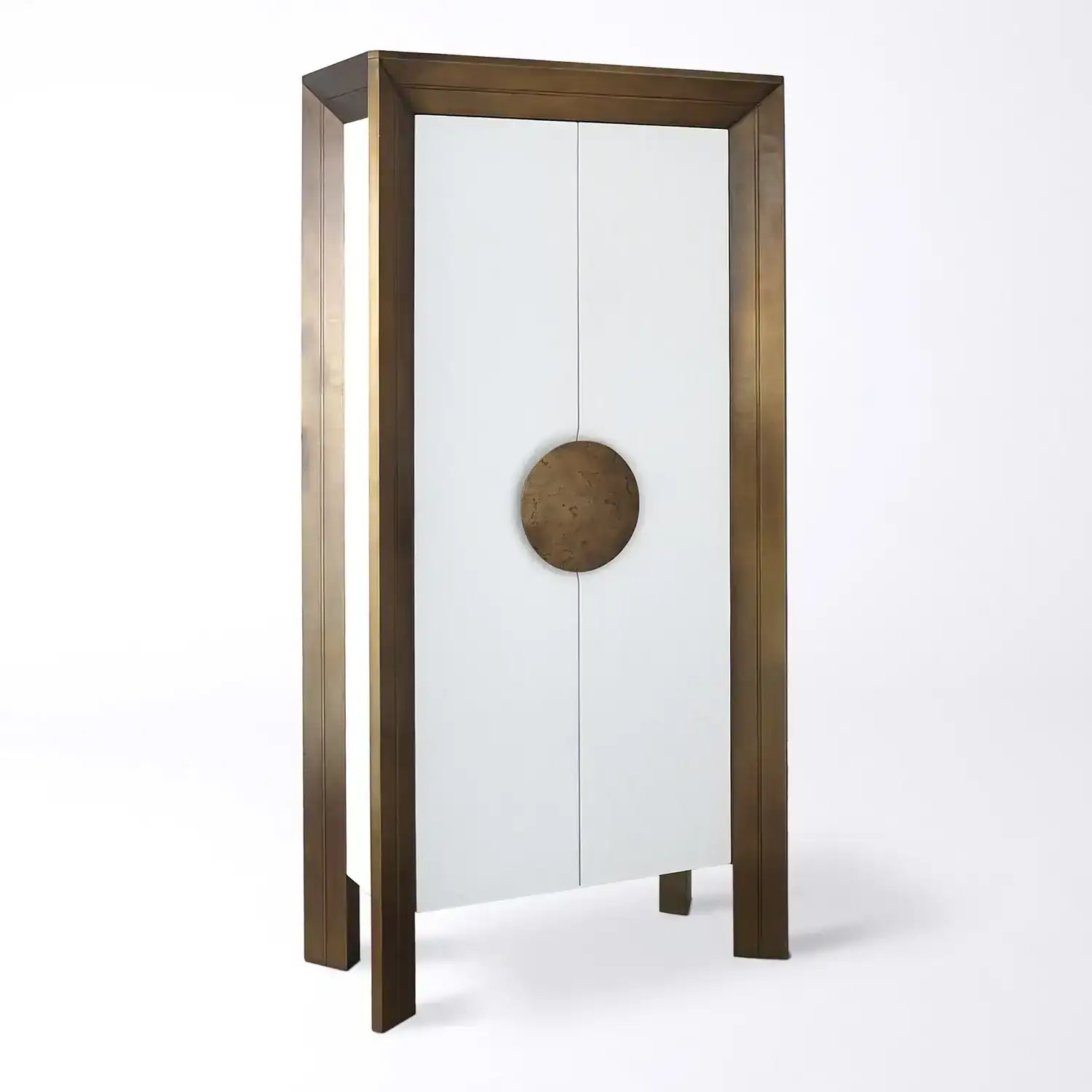 GLOBAL VIEWS FRAMED TALL CABINET - Cabinets & Bar