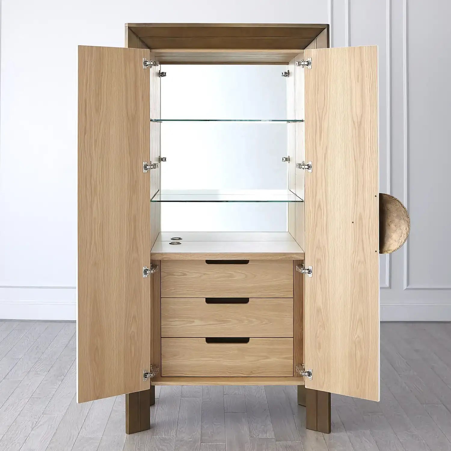 GLOBAL VIEWS FRAMED TALL CABINET - Cabinets & Bar