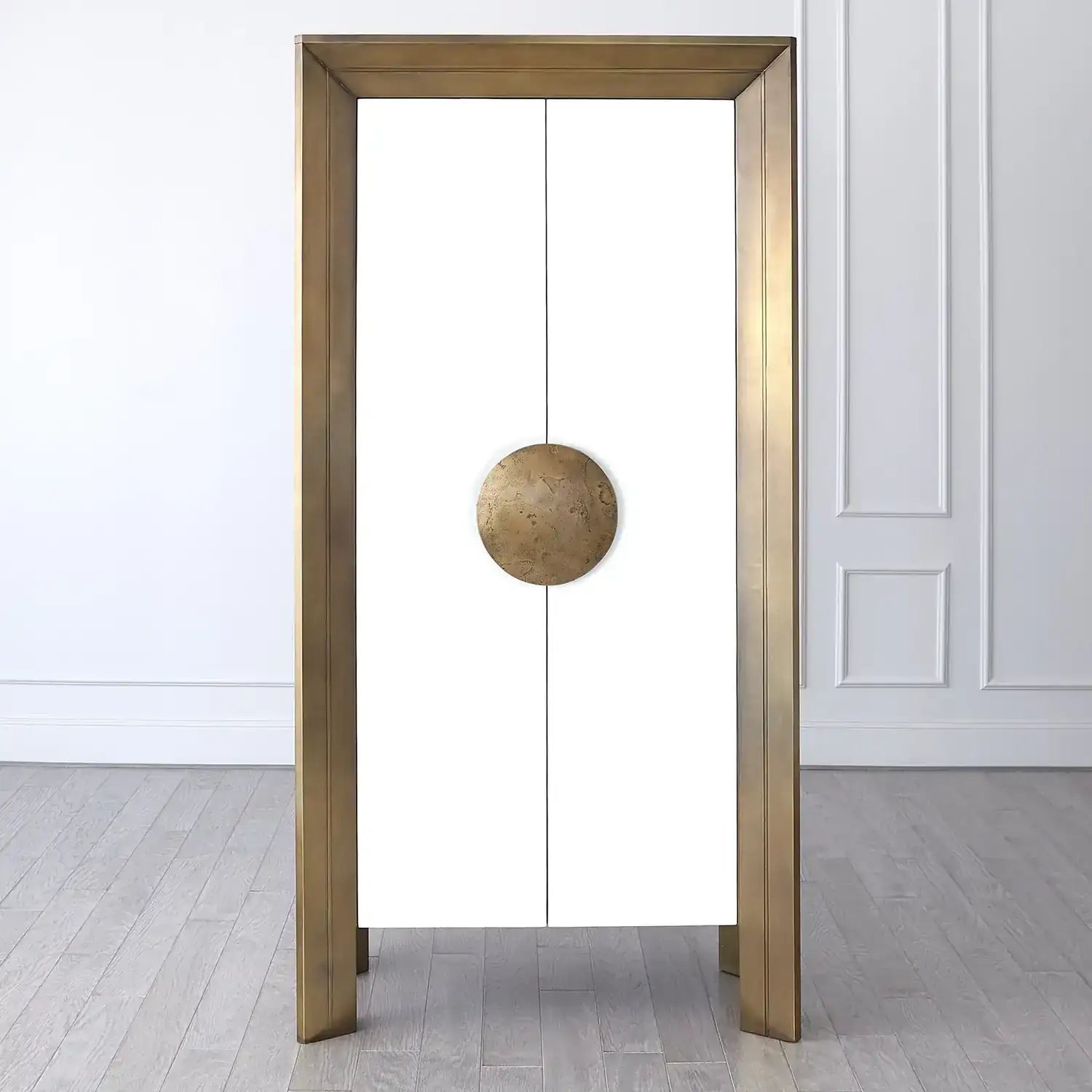 GLOBAL VIEWS FRAMED TALL CABINET - Cabinets & Bar