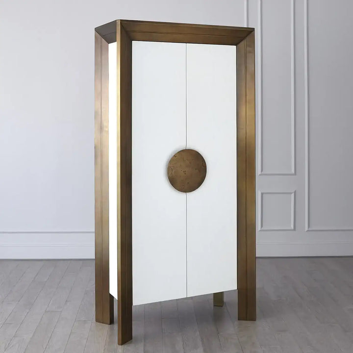GLOBAL VIEWS FRAMED TALL CABINET - Cabinets & Bar