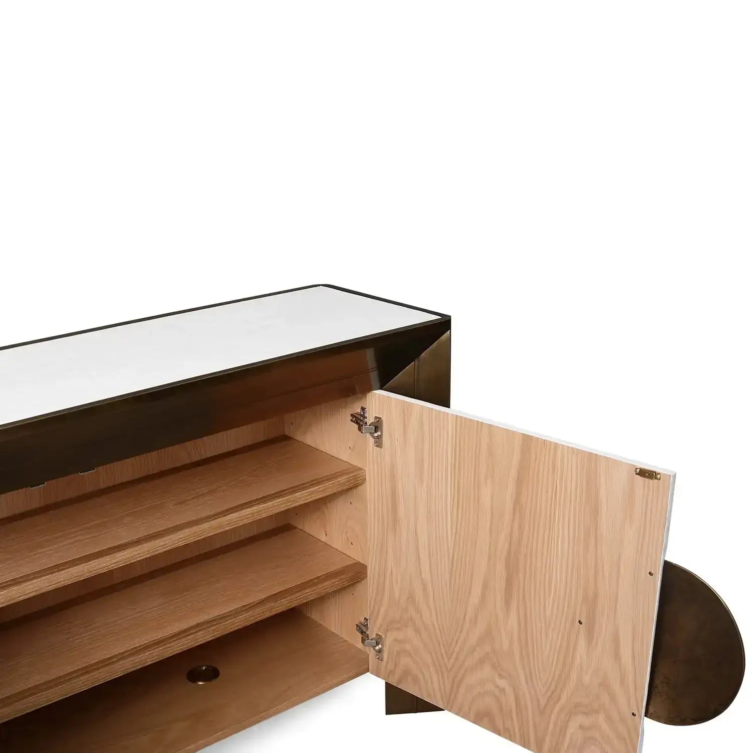 GLOBAL VIEWS FRAMED CONSOLE - Cabinets & Bar