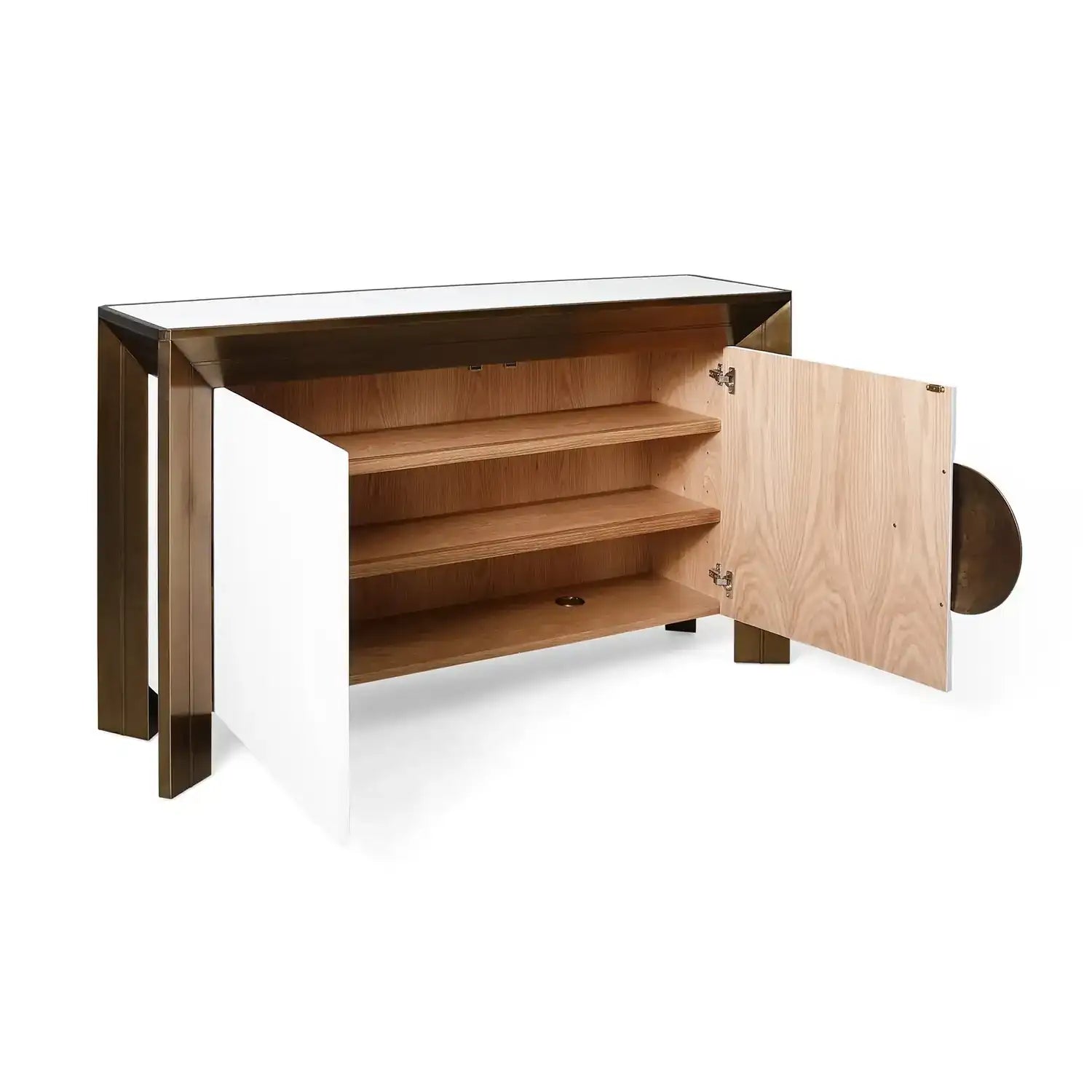 GLOBAL VIEWS FRAMED CONSOLE - Cabinets & Bar