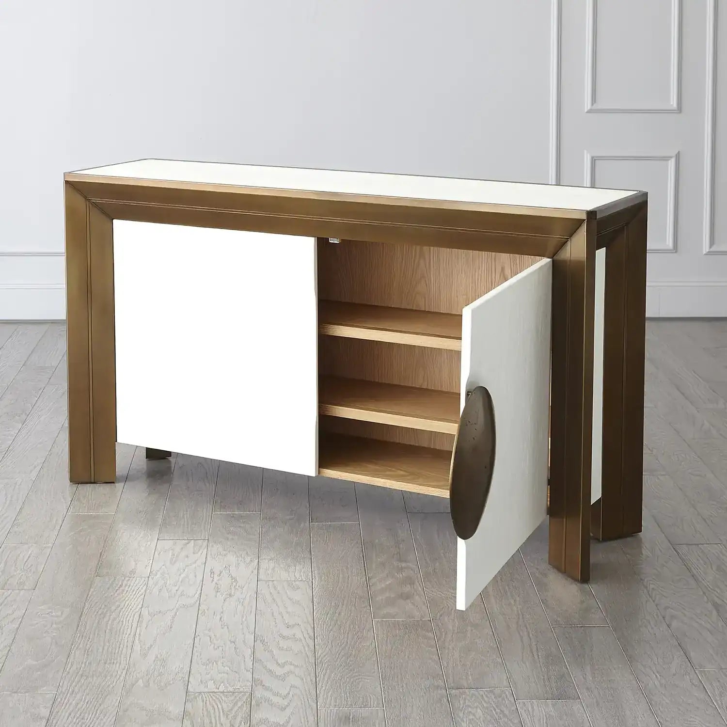 GLOBAL VIEWS FRAMED CONSOLE - Cabinets & Bar