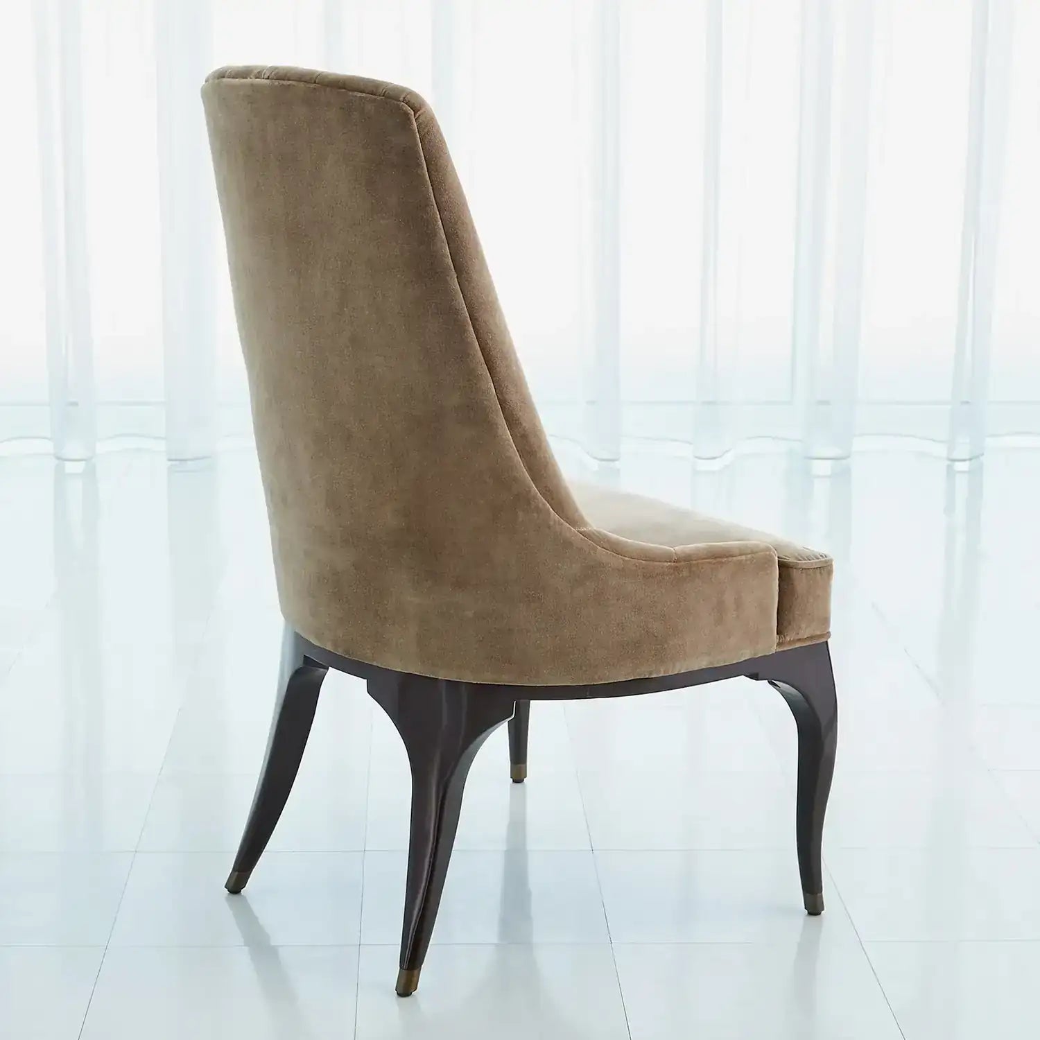 GLOBAL VIEWS CHANNEL TUFTED DINING CHAIR - Dinning Chairs