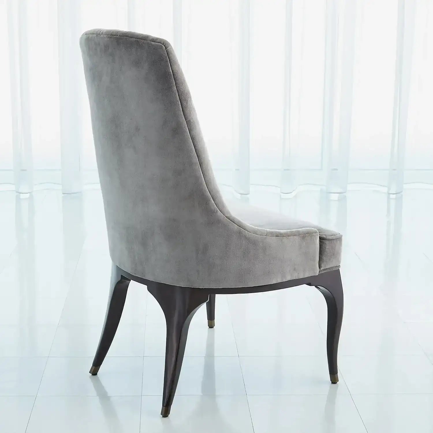 GLOBAL VIEWS CHANNEL TUFTED DINING CHAIR - Dinning Chairs