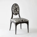 GLOBAL VIEWS ZEBRA DINING CHAIR - Dinning Chairs