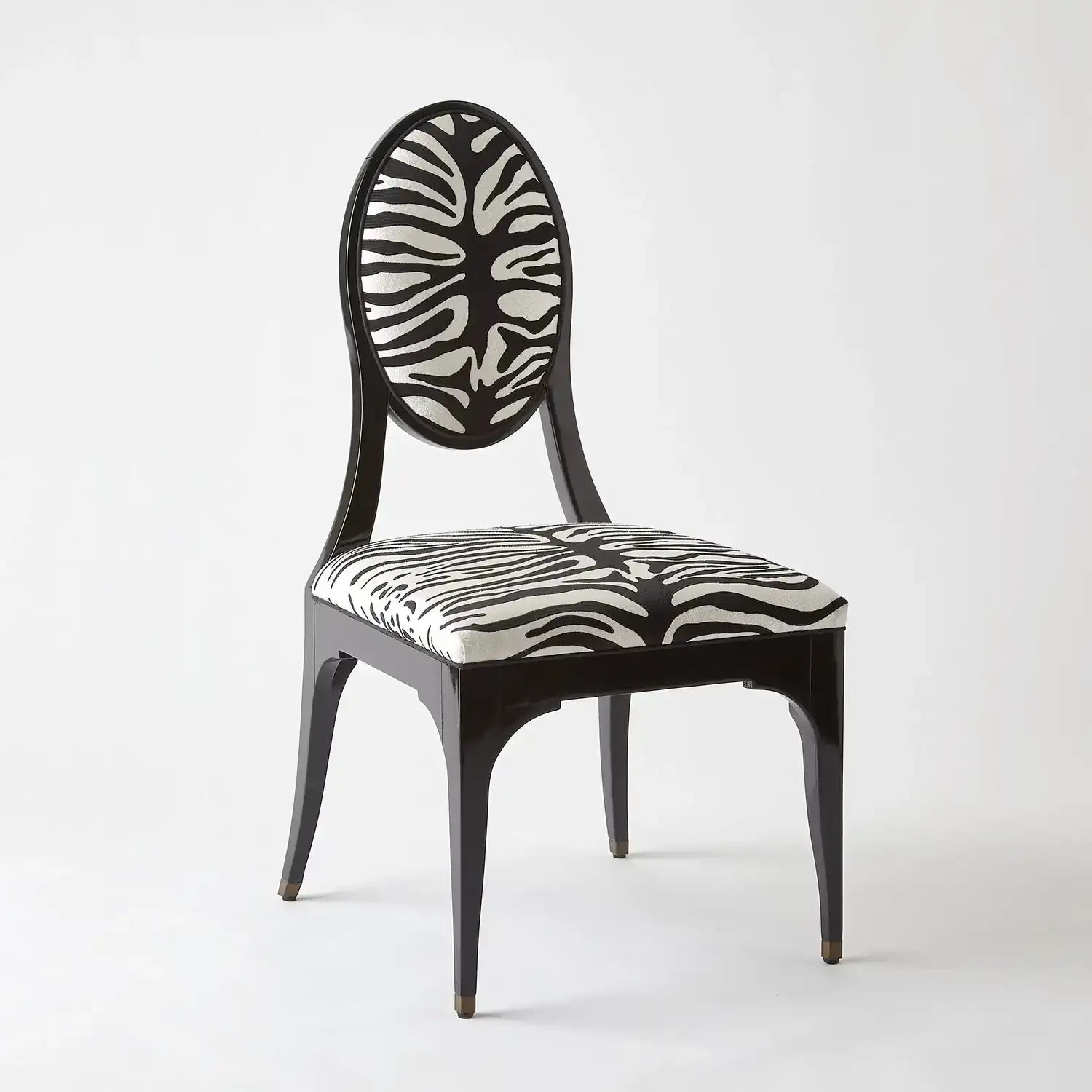 GLOBAL VIEWS ZEBRA DINING CHAIR - Dinning Chairs