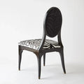 GLOBAL VIEWS ZEBRA DINING CHAIR - Dinning Chairs