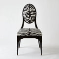 GLOBAL VIEWS ZEBRA DINING CHAIR - Dinning Chairs