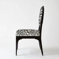 GLOBAL VIEWS ZEBRA DINING CHAIR - Dinning Chairs