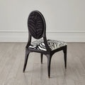 GLOBAL VIEWS ZEBRA DINING CHAIR - Dinning Chairs