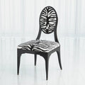 GLOBAL VIEWS ZEBRA DINING CHAIR - Dinning Chairs