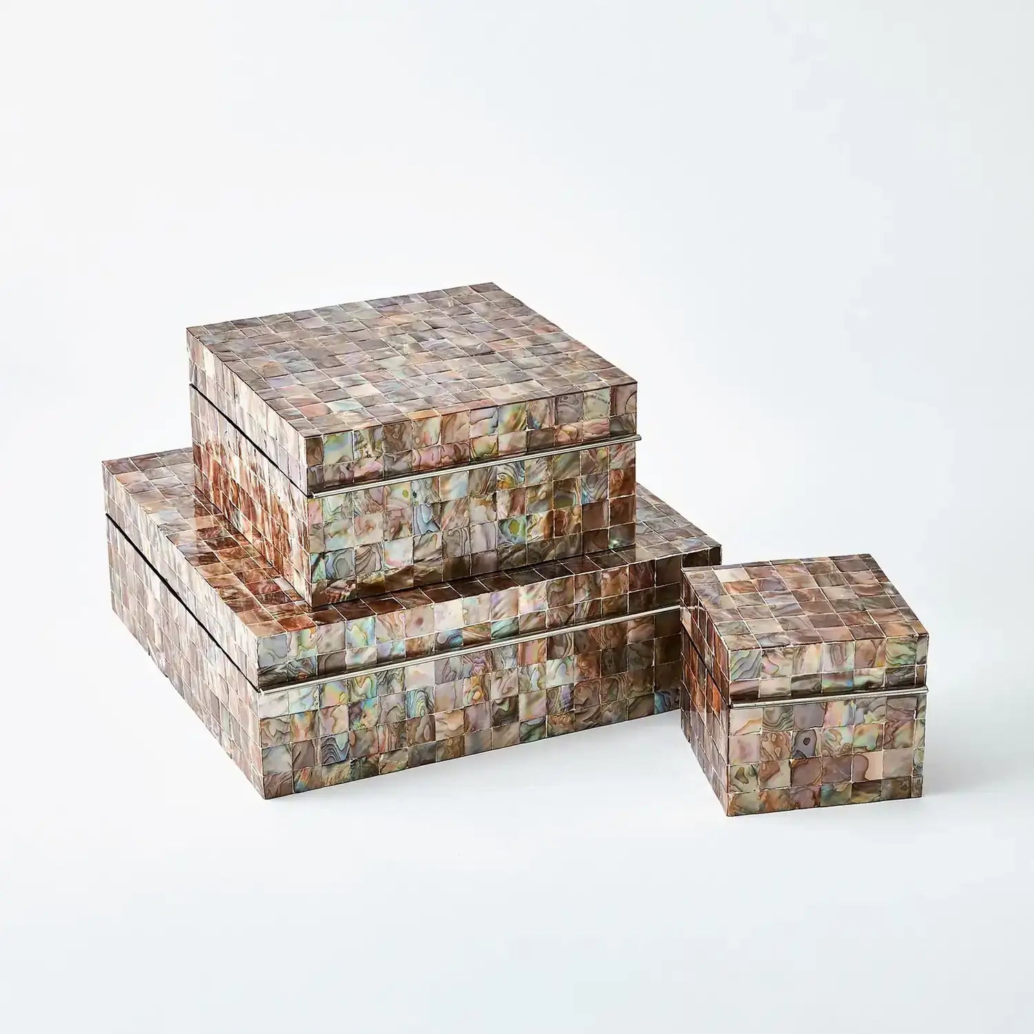 GLOBAL VIEWS MOTHER OF PEARL BOX - Decorative Accents