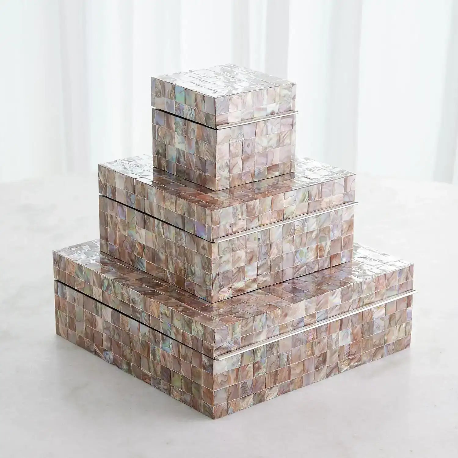 GLOBAL VIEWS MOTHER OF PEARL BOX - Decorative Accents