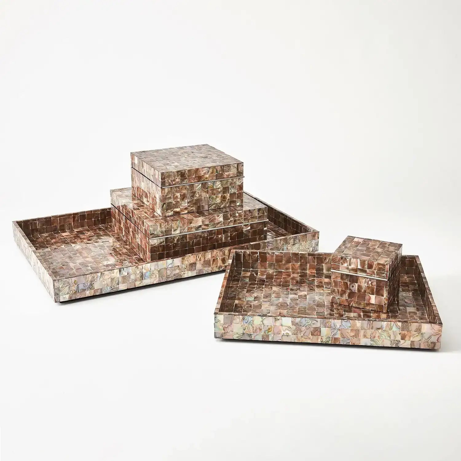 GLOBAL VIEWS MOTHER OF PEARL TRAY - Decorative Accents