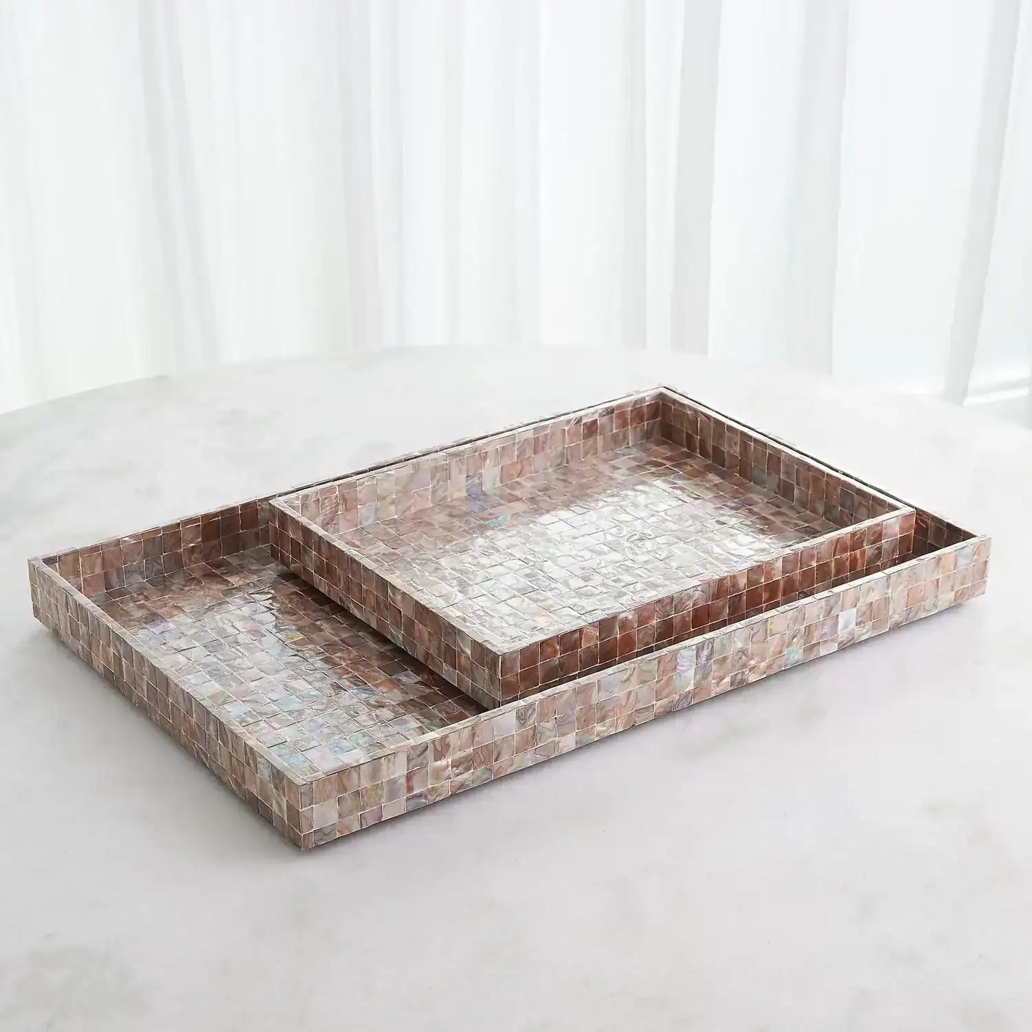 GLOBAL VIEWS MOTHER OF PEARL TRAY - Decorative Accents