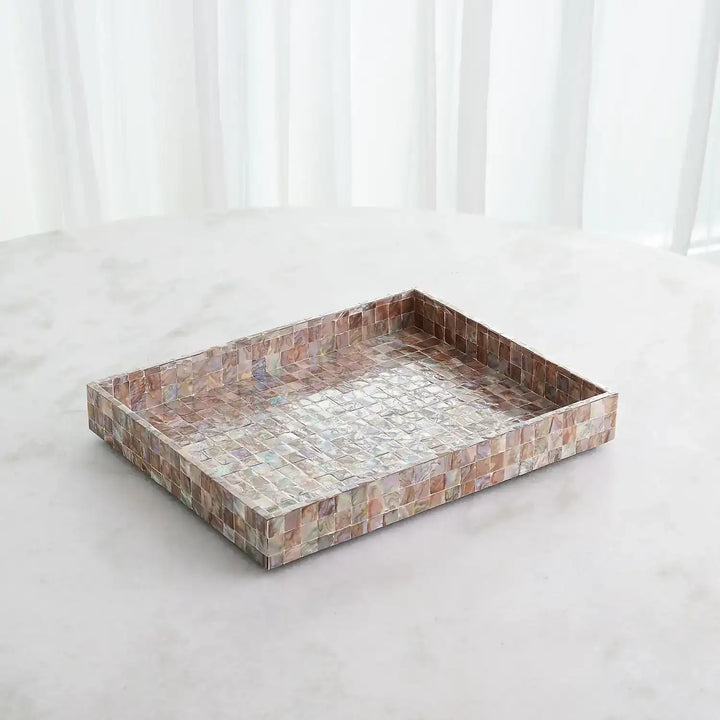 GLOBAL VIEWS MOTHER OF PEARL TRAY - Decorative Accents