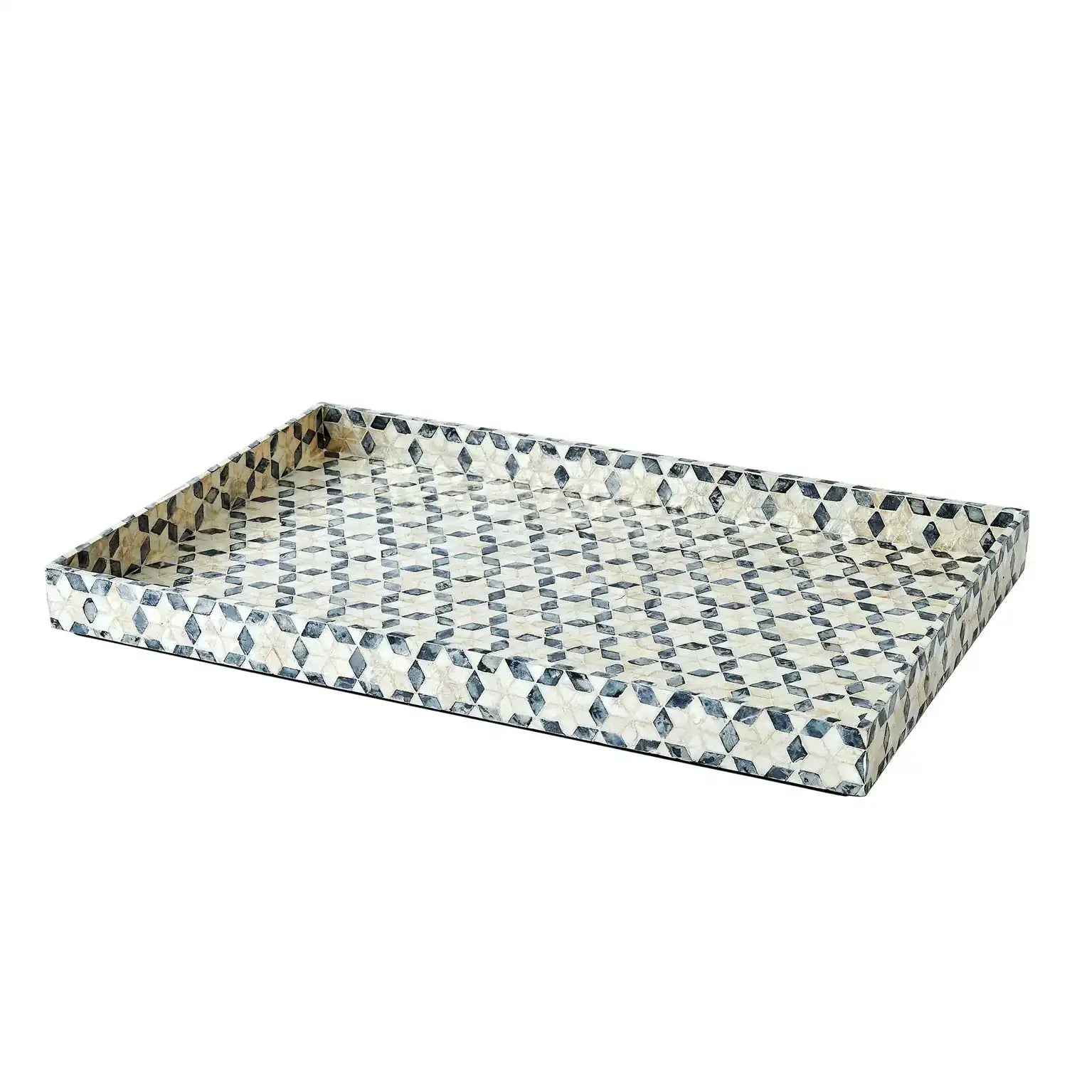 GLOBAL VIEWS CAPIZ SHELL TRAY - Decorative Accents