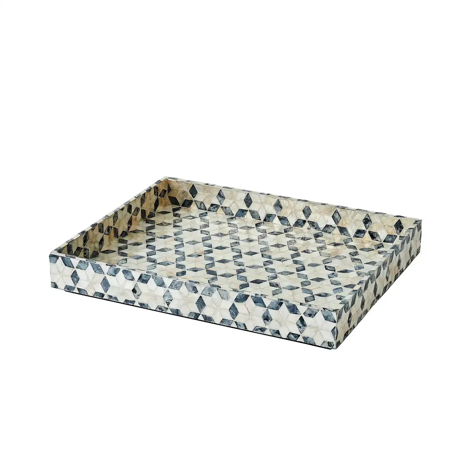 GLOBAL VIEWS CAPIZ SHELL TRAY - Decorative Accents