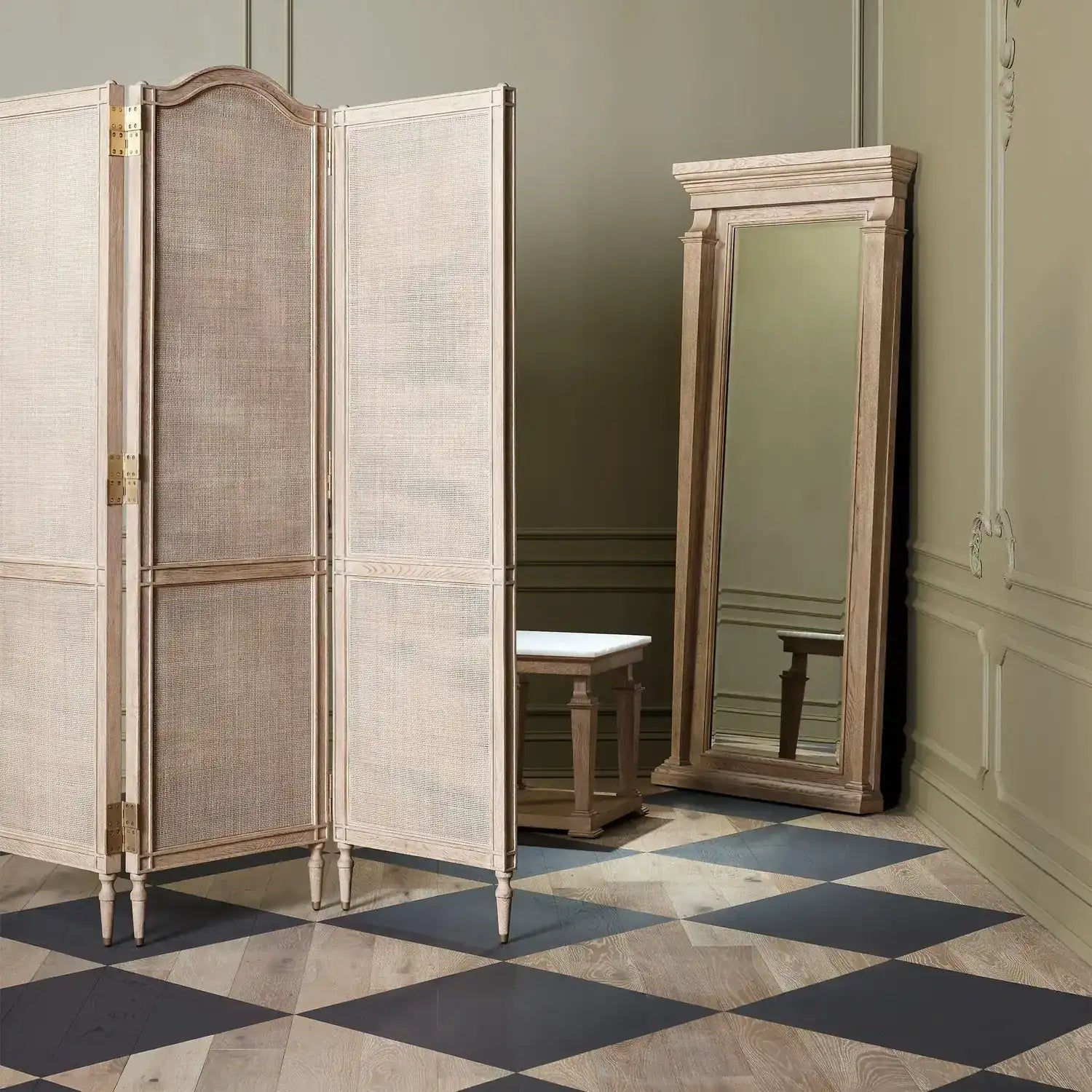 GLOBAL VIEWS JOSEPHINE FLOOR MIRROR - Mirrors
