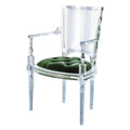 GLOBAL VIEWS MARILYN ACRYLIC ARM CHAIR - Dinning Chairs