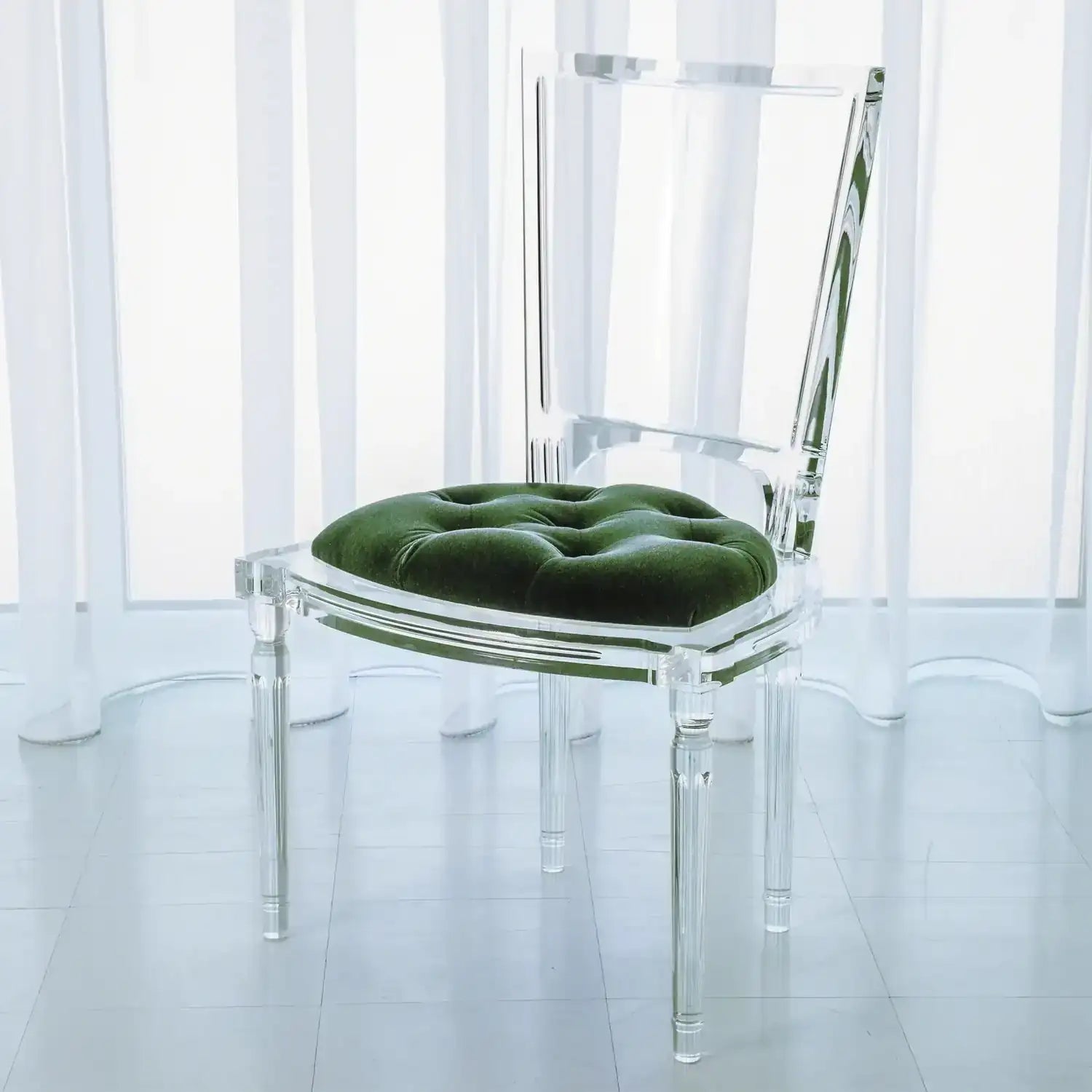 GLOBAL VIEWS MARILYN ACRYLIC SIDE CHAIR - Dinning Chairs