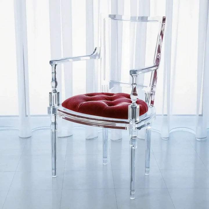 GLOBAL VIEWS MARILYN ACRYLIC ARM CHAIR - Dinning Chairs