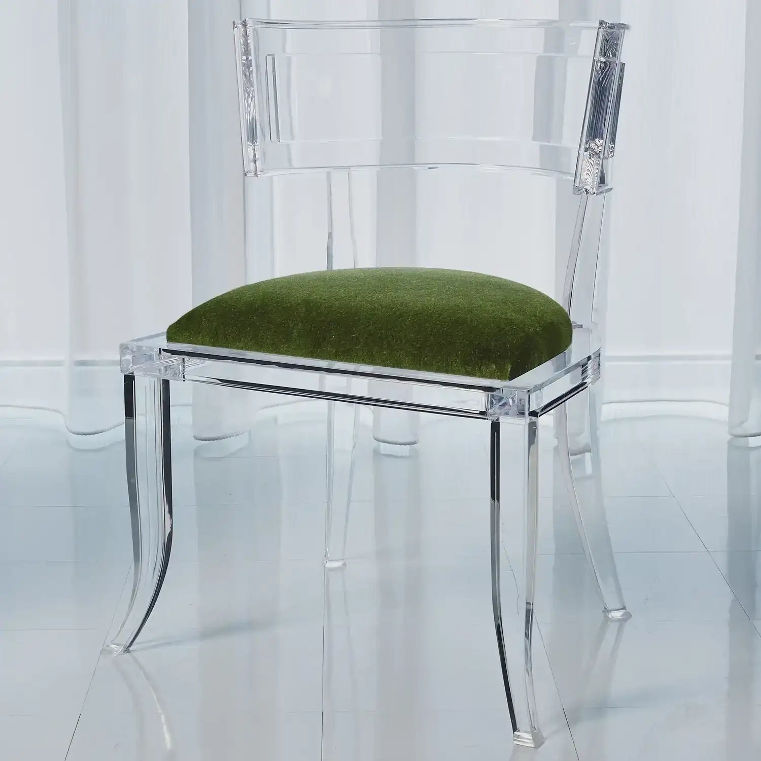 GLOBAL VIEWS KLISMOS ACRYLIC CHAIR - Dinning Chairs