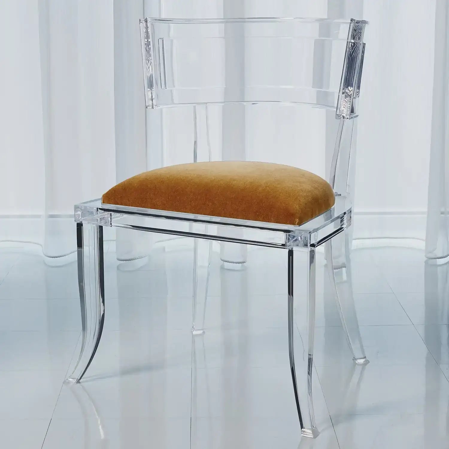 GLOBAL VIEWS KLISMOS ACRYLIC CHAIR - Dinning Chairs
