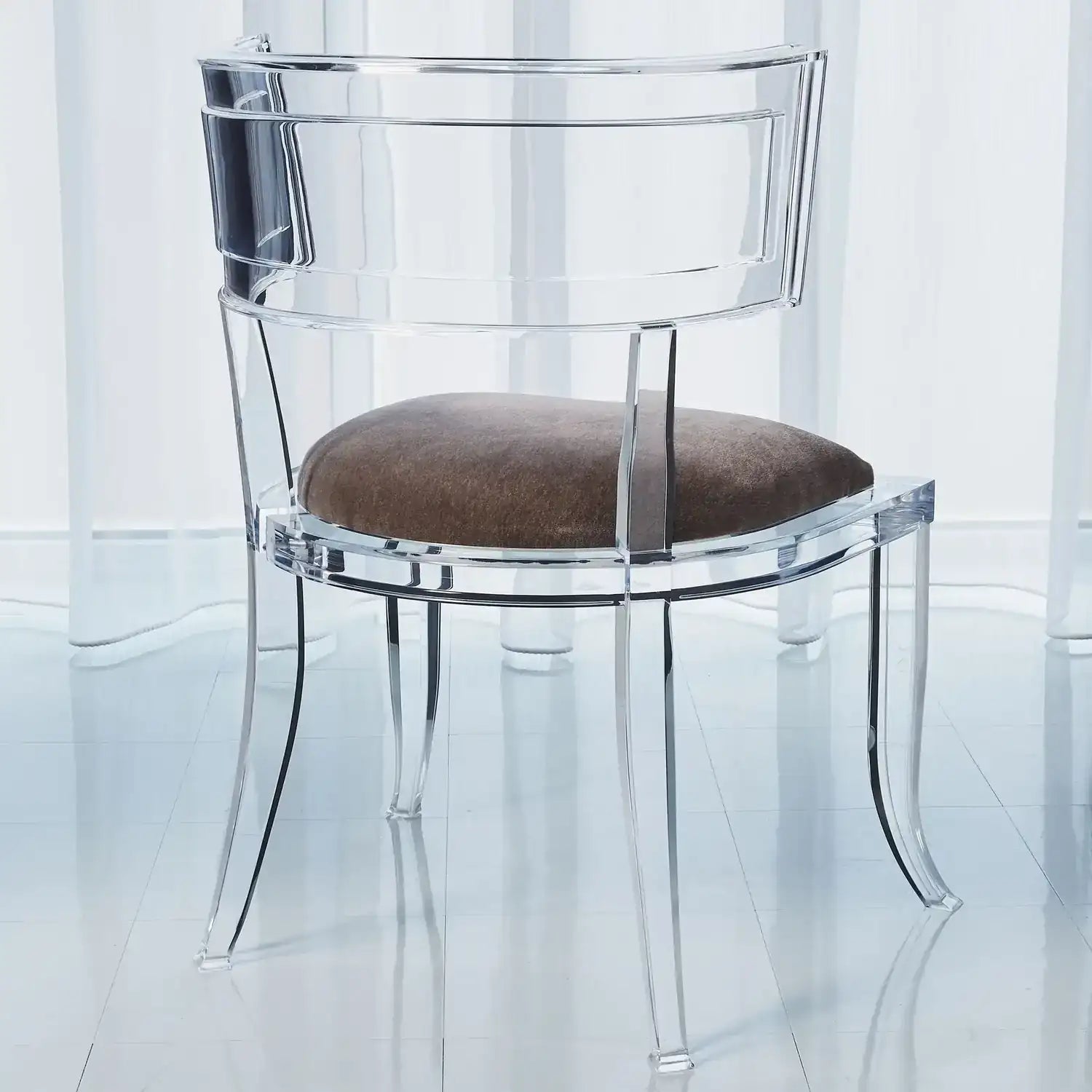 GLOBAL VIEWS KLISMOS ACRYLIC CHAIR - Dinning Chairs