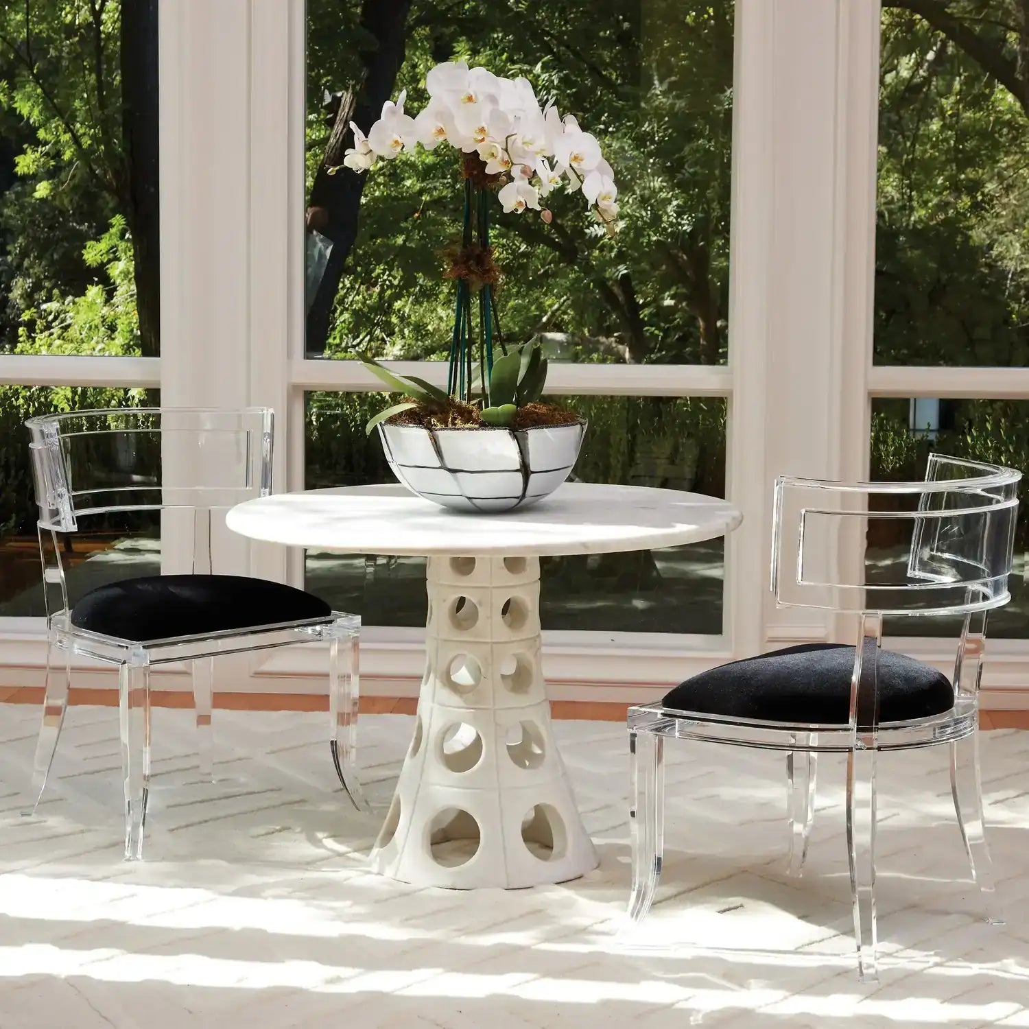 GLOBAL VIEWS KLISMOS ACRYLIC CHAIR - Dinning Chairs