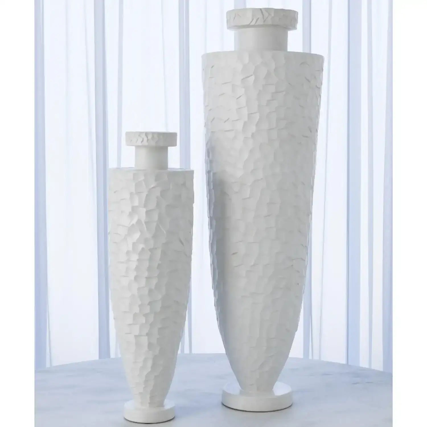 GLOBAL VIEWS MONUMENTAL CHISELED VASE - Decorative Accents