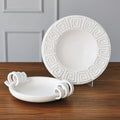 GLOBAL VIEWS RIBBON HANDLE COMPOTE - Decorative Accents