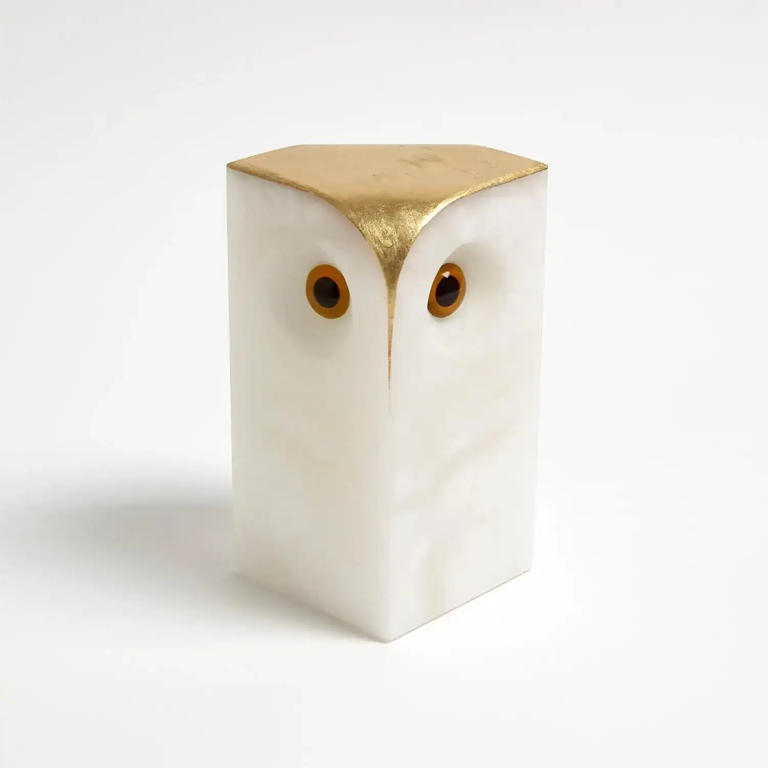 GLOBAL VIEWS ALABASTER OWL - Decorative Accents