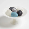 GLOBAL VIEWS S/6 ASSORTED ALABASTER EGGS - Decorative Accents