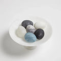 GLOBAL VIEWS S/6 ASSORTED ALABASTER EGGS - Decorative Accents