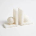 GLOBAL VIEWS ALABASTER BALL BOOKENDS - Decorative Accents