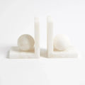 GLOBAL VIEWS ALABASTER BALL BOOKENDS - Decorative Accents